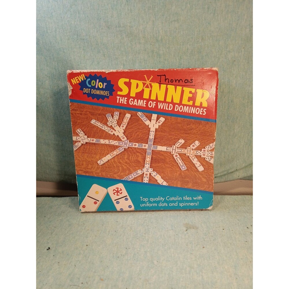 SPINNER The Game of Wild Dominoes - Catalin Tiles 1997